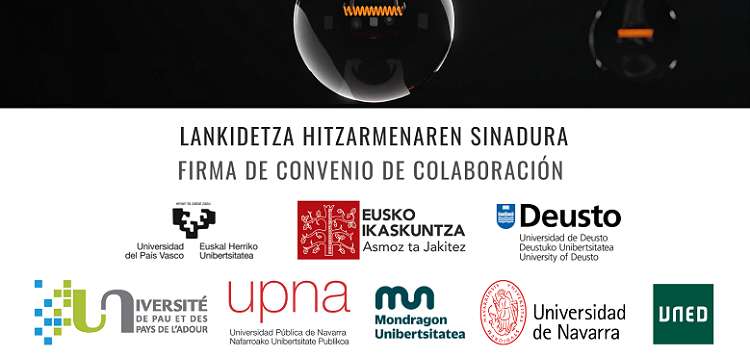Accord de collaboration entre Eusko Ikaskuntza et les universités de la Communauté autonome du Pays Basque, du la Communauté forale de Navarre et du Pays Basque nord
